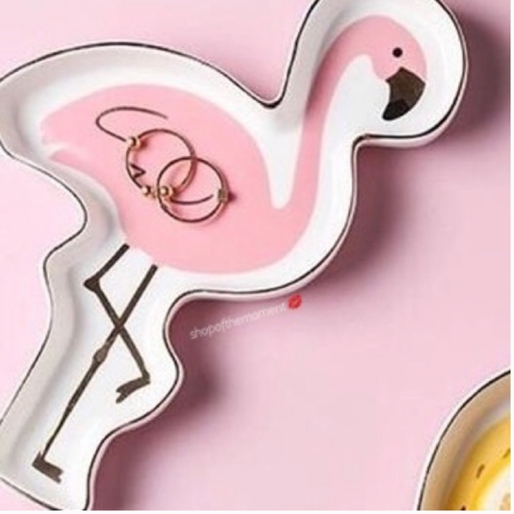 FLAMINGO TRINKET TRAY NWT - Picture 2 of 5